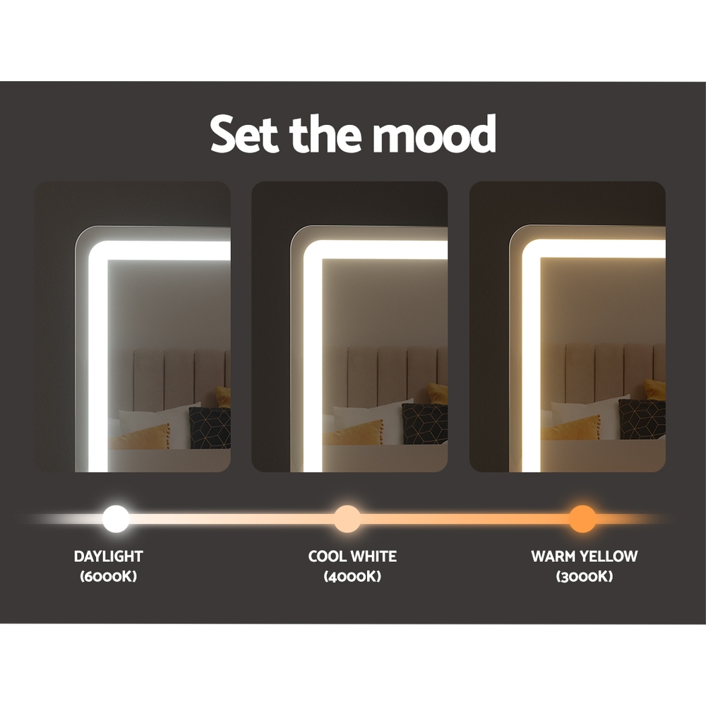 Embellir Makeup Mirror 40x50cm LED Strip Rotating Vanity view 5