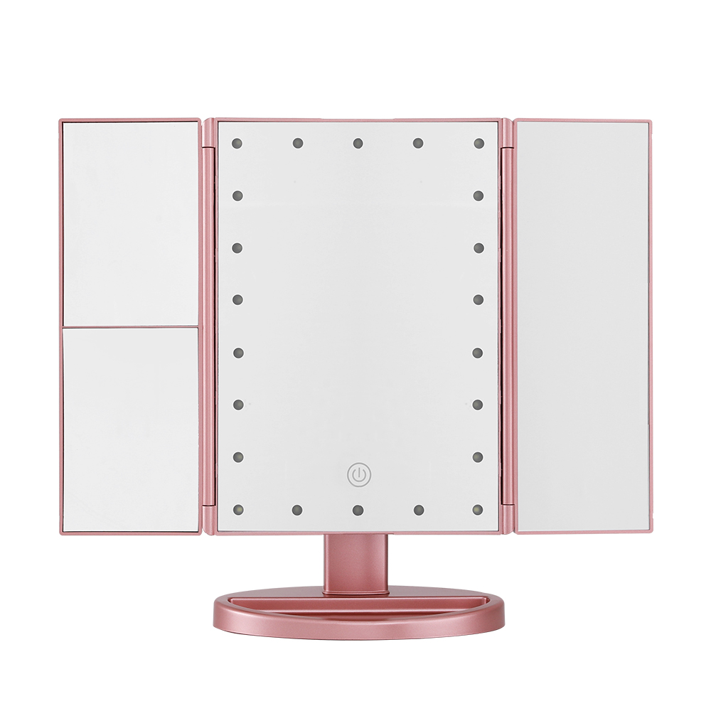 Embellir Makeup Mirror Tri-fold LED 3x Magnifying, 2 Colours view 4