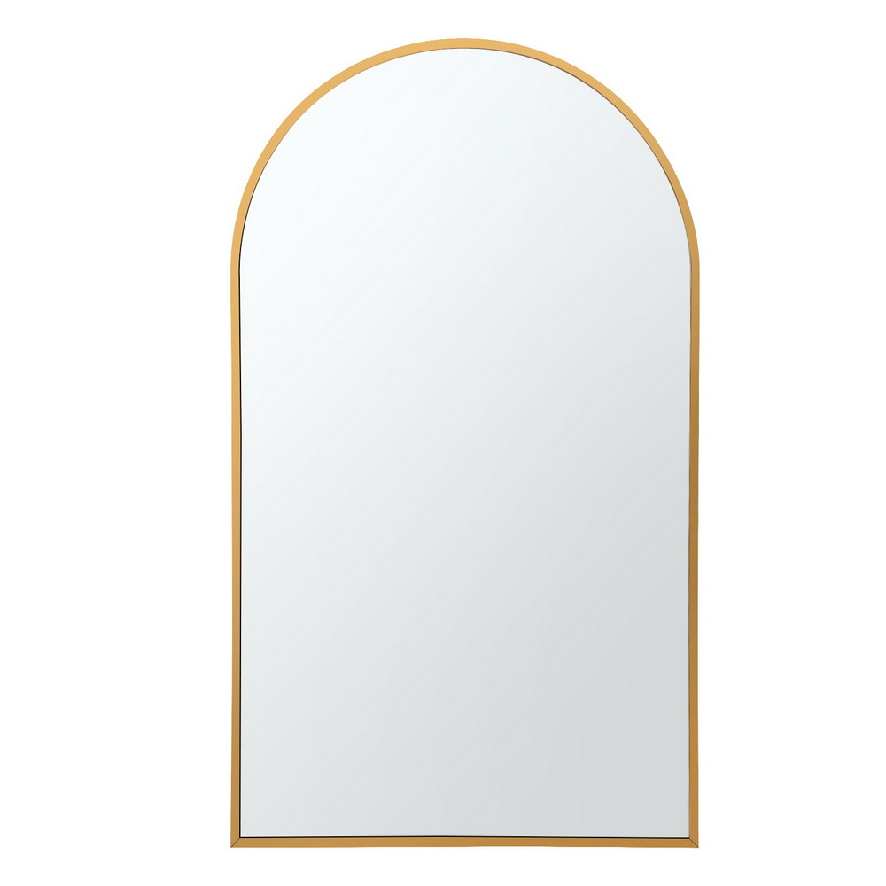 Embellir Arched Wall Mirror 86x50cm Gold Vanity