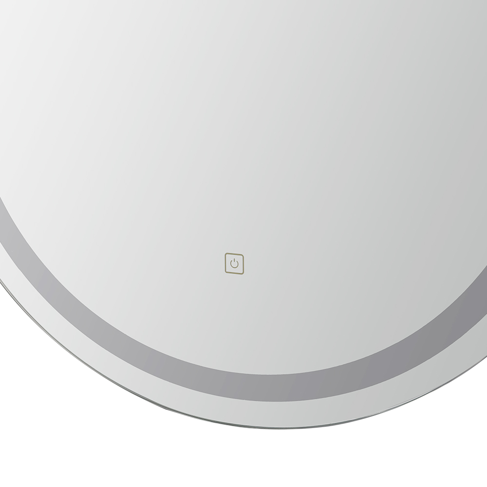 Embellir Oval LED Wall Mirror 50x75cm, Home Decor view 3