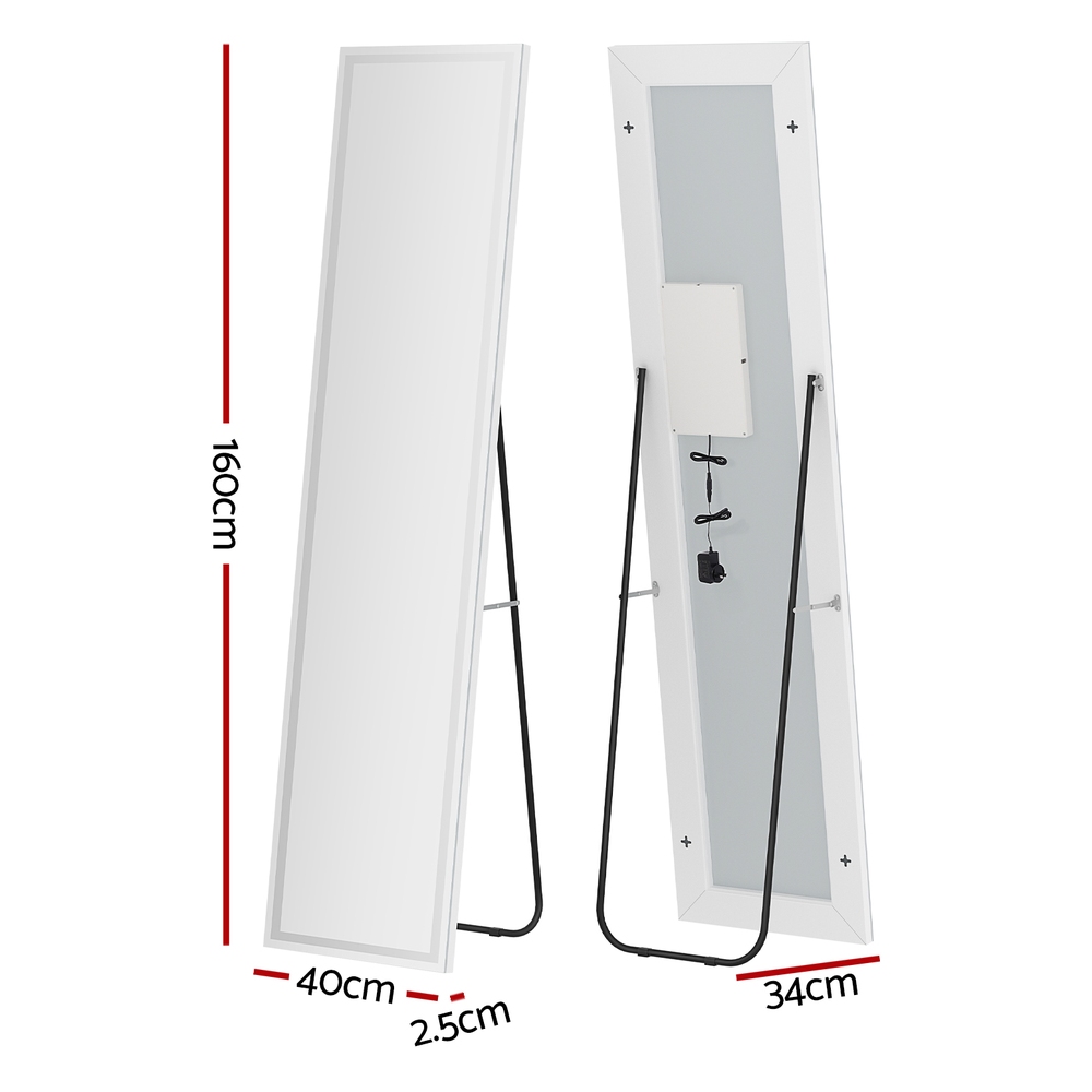 Embellir Full-Length Mirror with LED, Aluminium Frame view 2