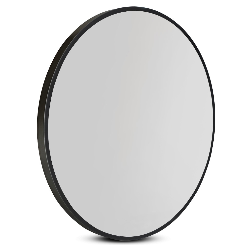 Embellir Round Wall Mirror Black 50cm, 4 Options