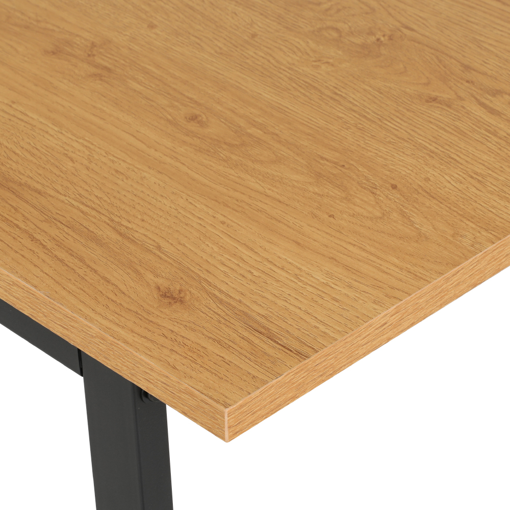 Artiss Rectangular Wooden Dining Table 6 Seater Cafe Style view 3