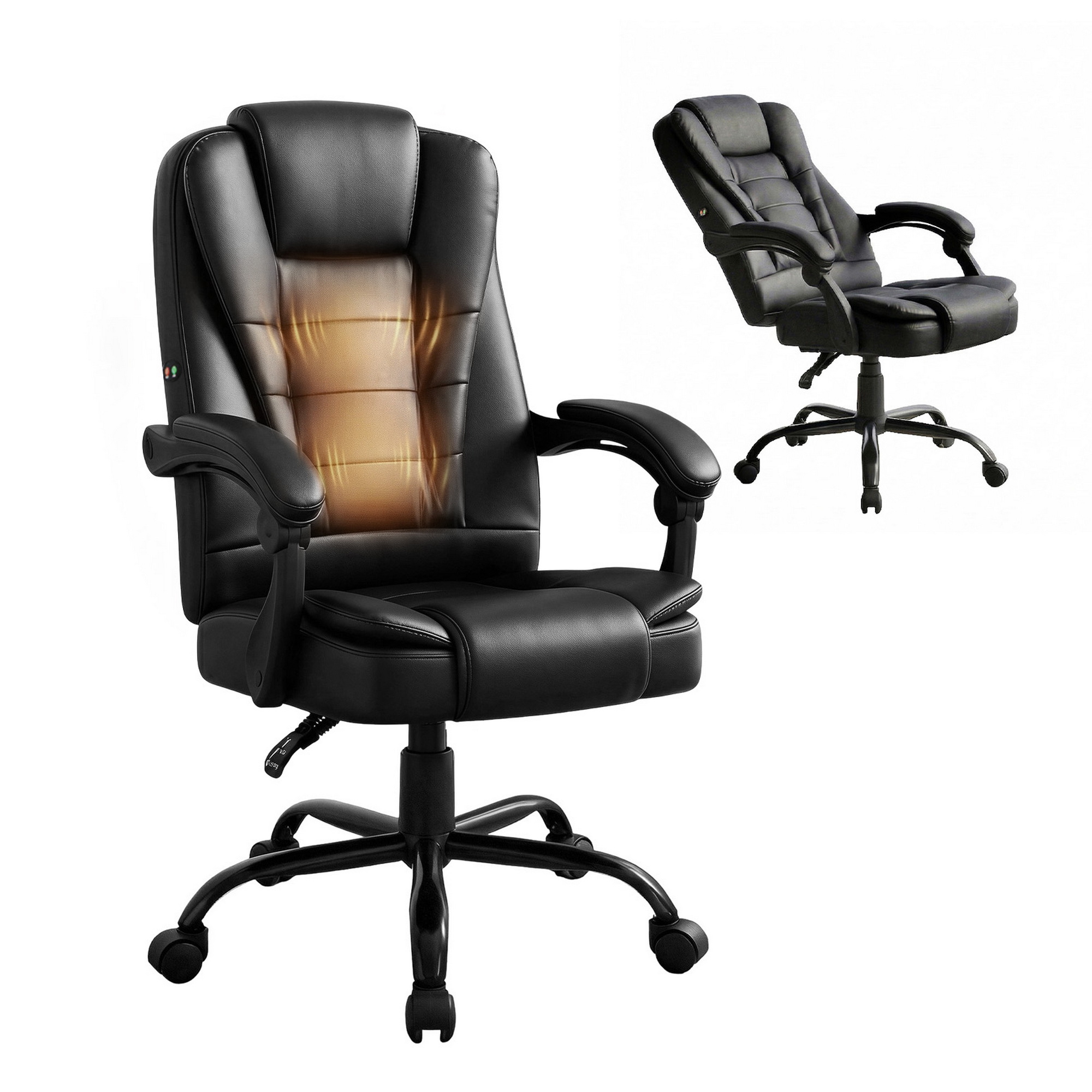 Artiss Massage Office Chair Executive Gaming PU Leather