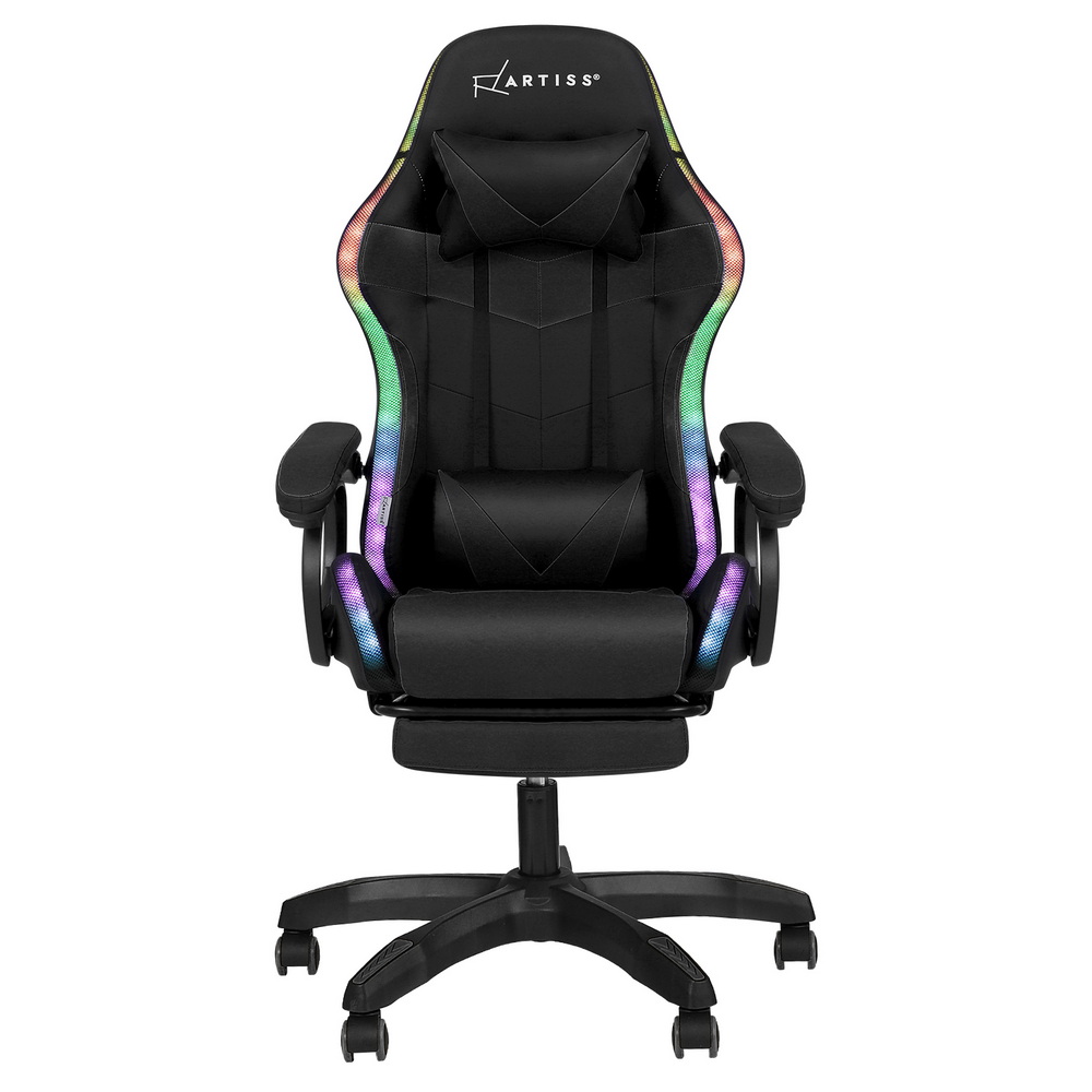 Artiss Gaming Office Chair with 8 Point Massage and RGB LED view 3