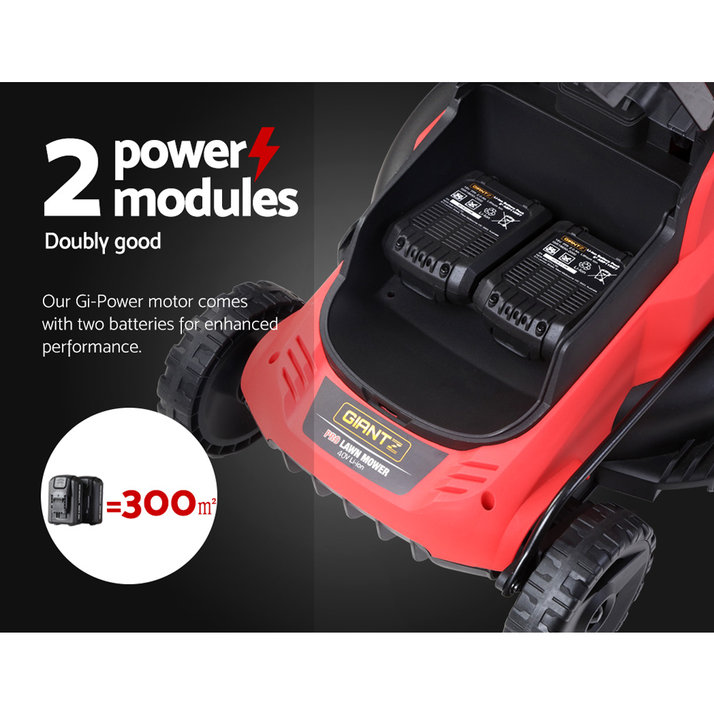 Giantz 40V Cordless Lawn Mower 34cm Cutting Width view 5