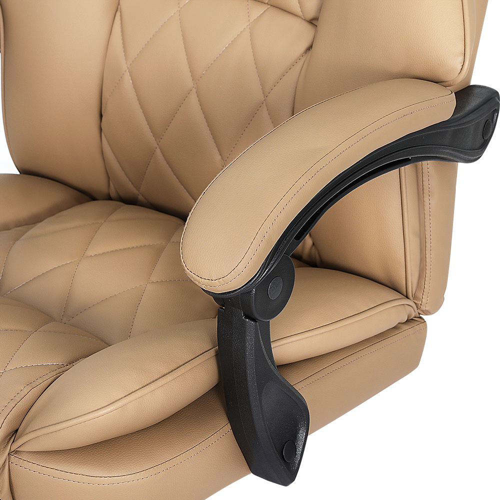 Artiss Executive Office Chair Leather Footrest in 4 Colours view 4