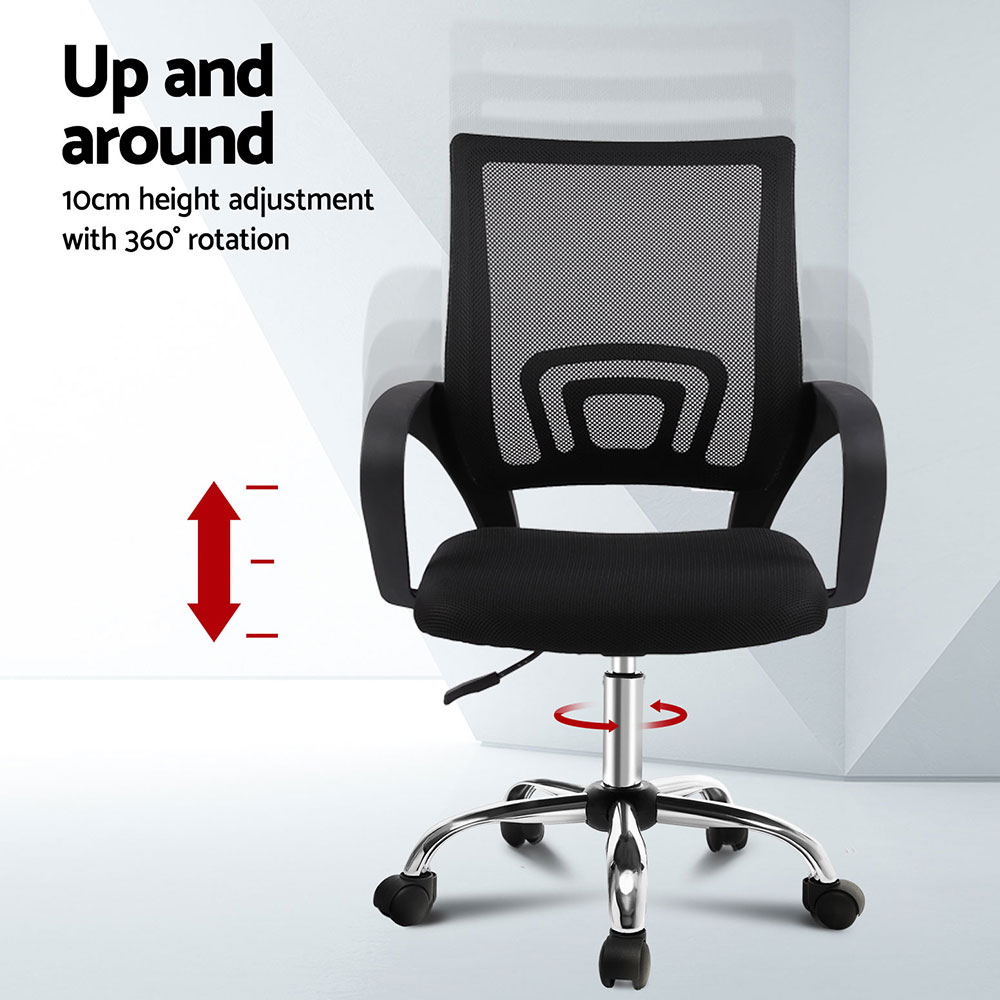 Artiss Mesh Office Chair Single or Set of 2 view 4