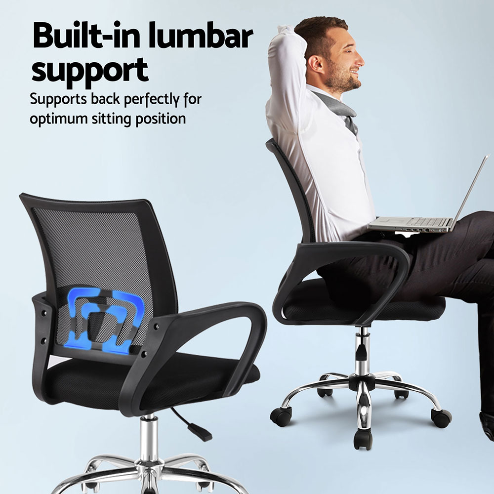 Artiss Mesh Office Chair Single or Set of 2 view 5