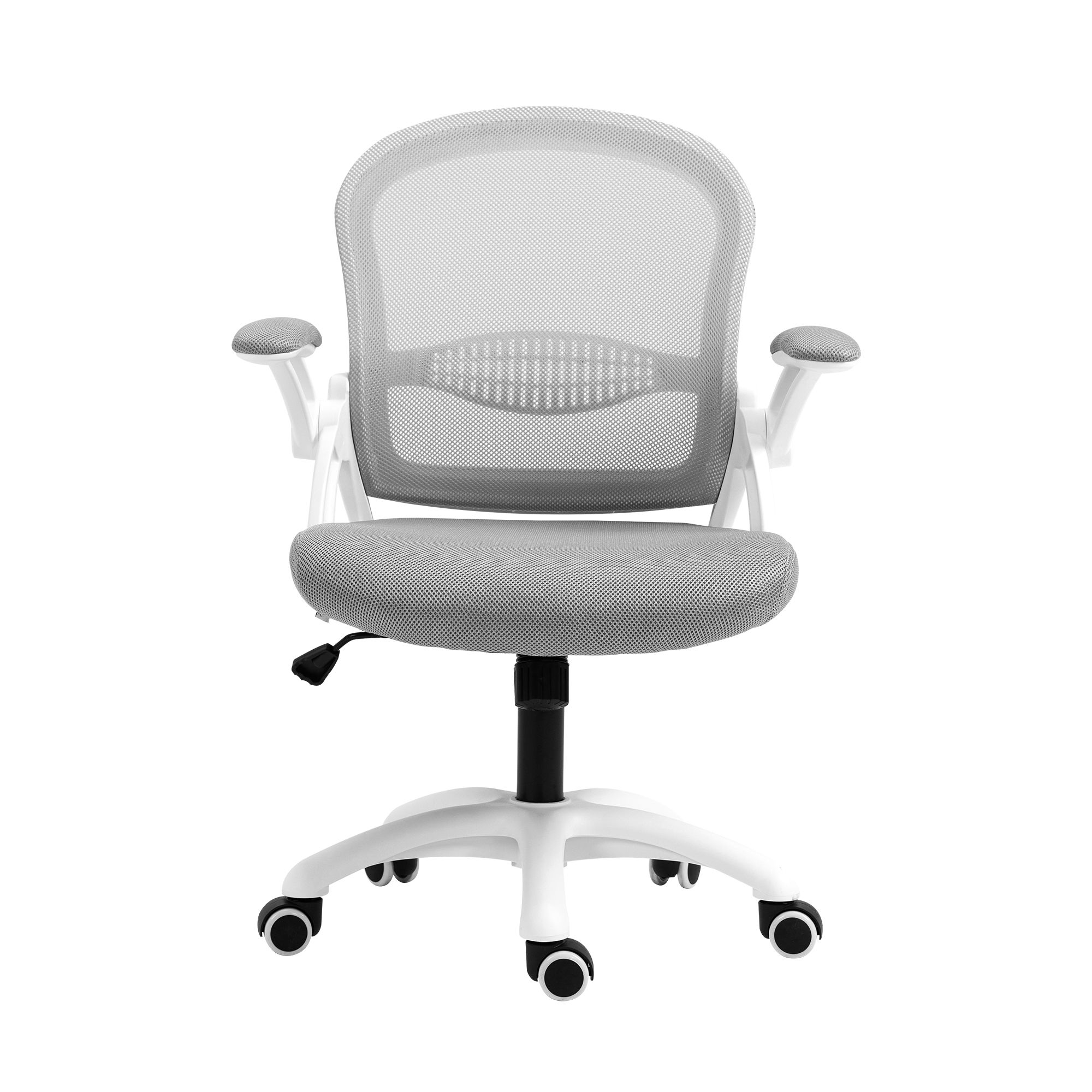 Artiss Mesh Office Chair Mid Back in Grey view 3
