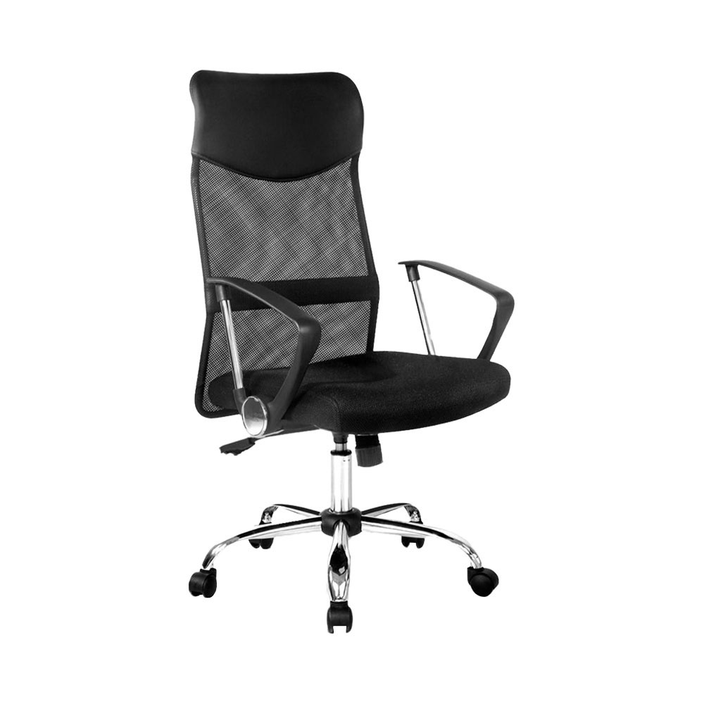 Artiss Mesh Office Chair High Back with Lumbar Support Black