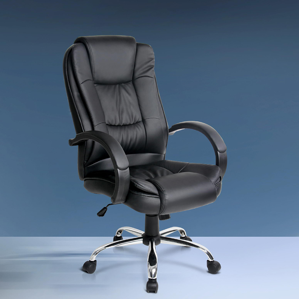 Artiss Executive Office Chair Leather Tilt in 3 Colours