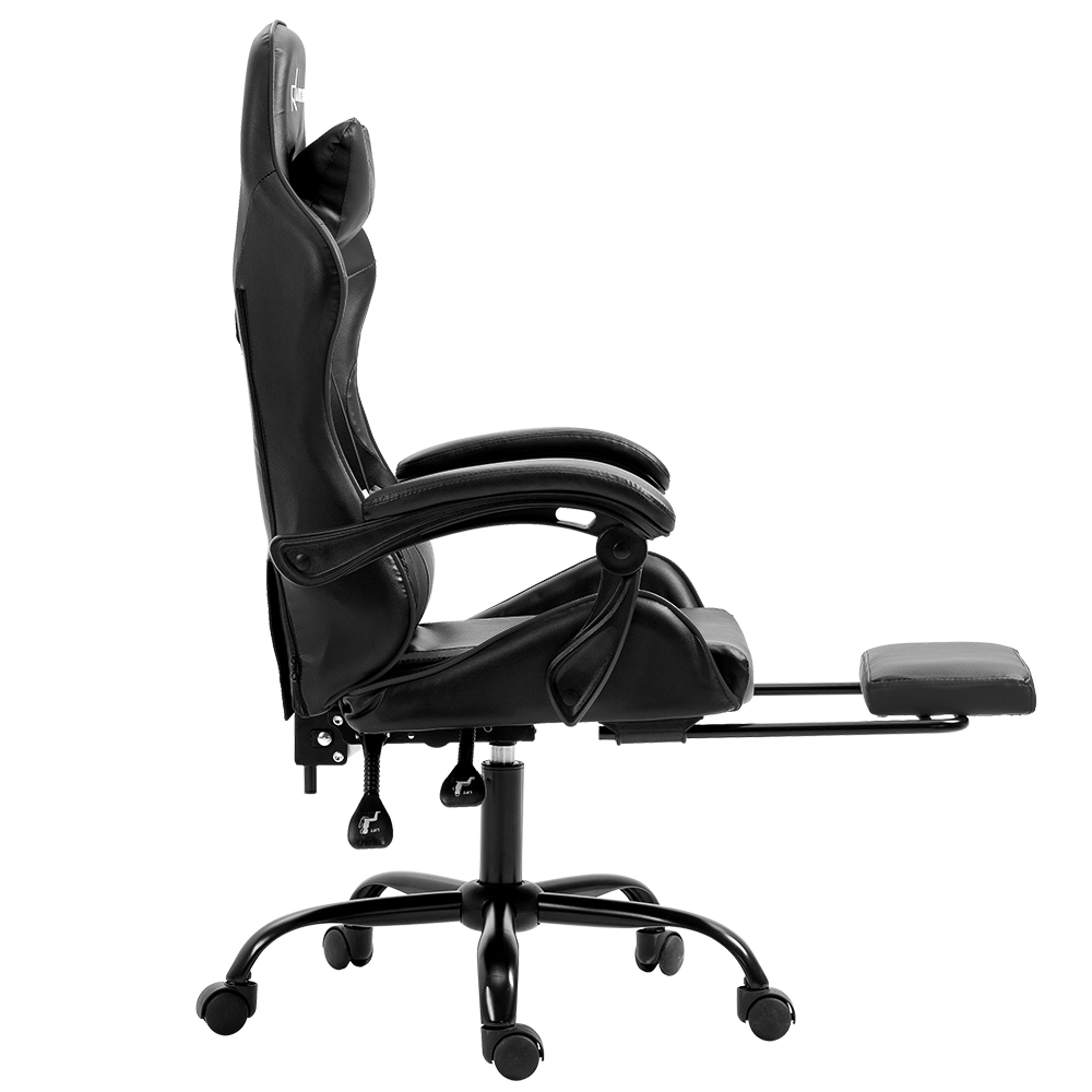Artiss Gaming Office Chair Executive Leather with Footrest view 4
