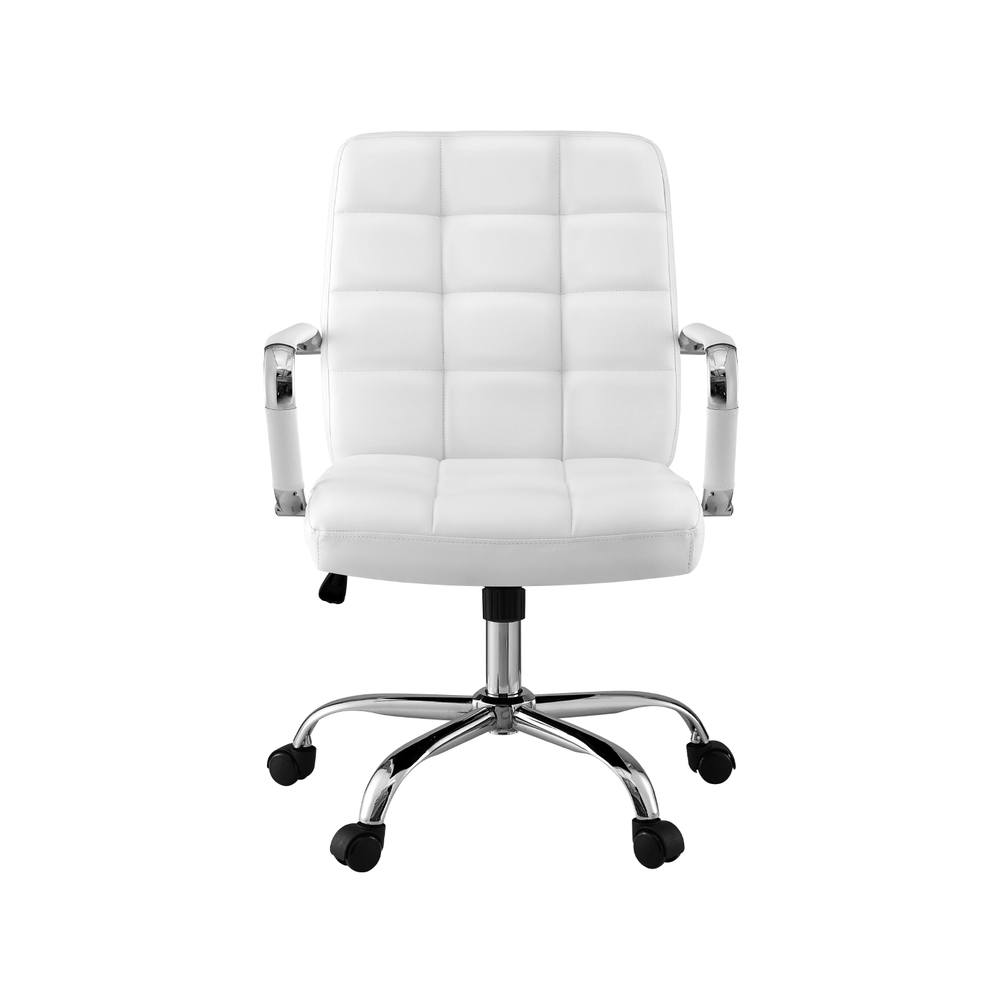 Artiss Mid Back PU Office Chair with Castors view 3