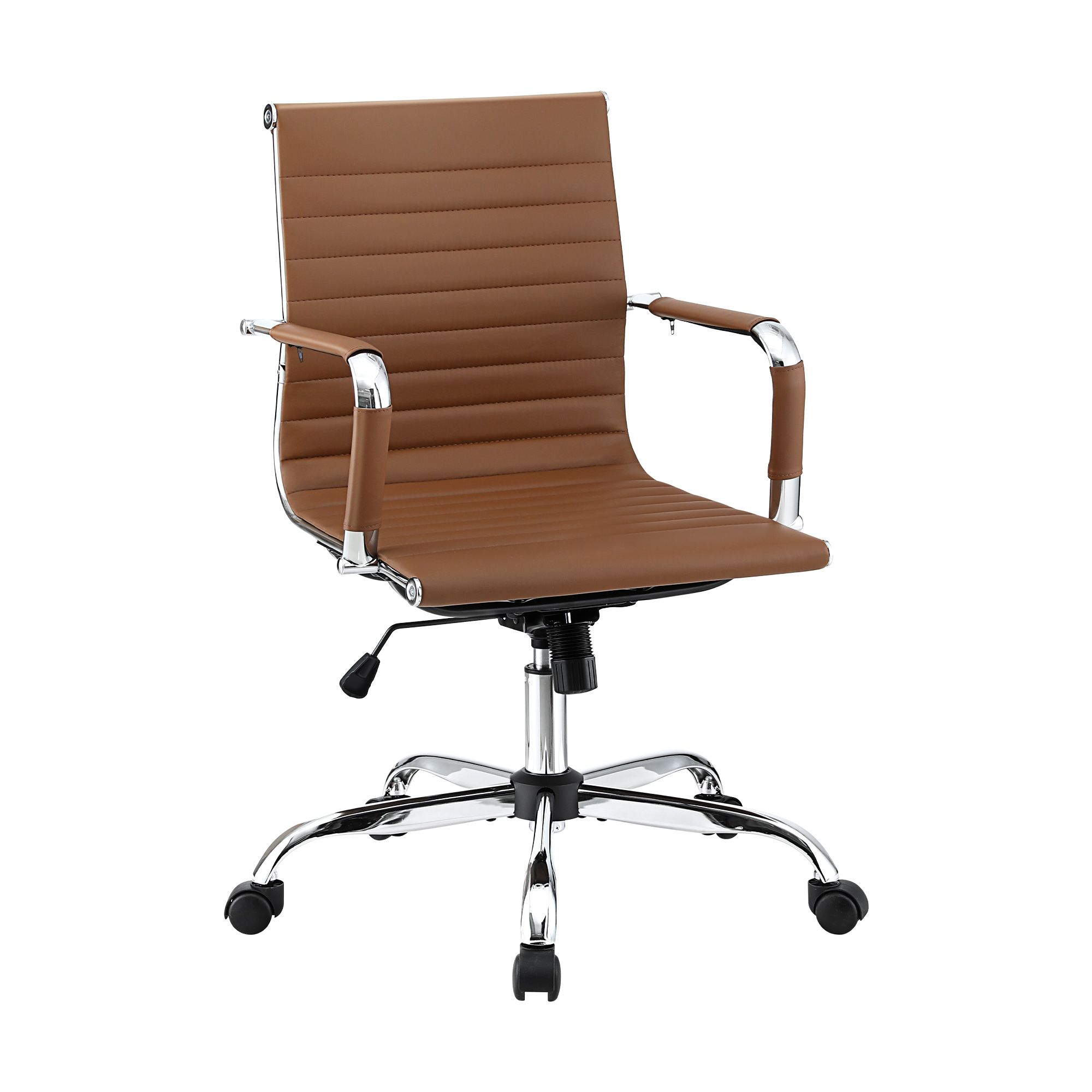 Artiss Mid Back PU Leather Office Chair in 2 Colours