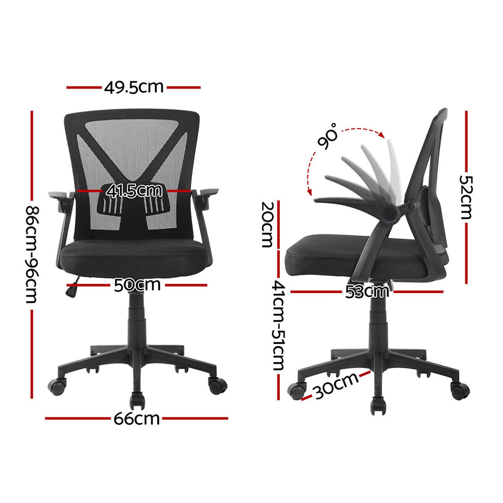 Artiss Nile Mesh Office Chair Single or Set of 2 view 2