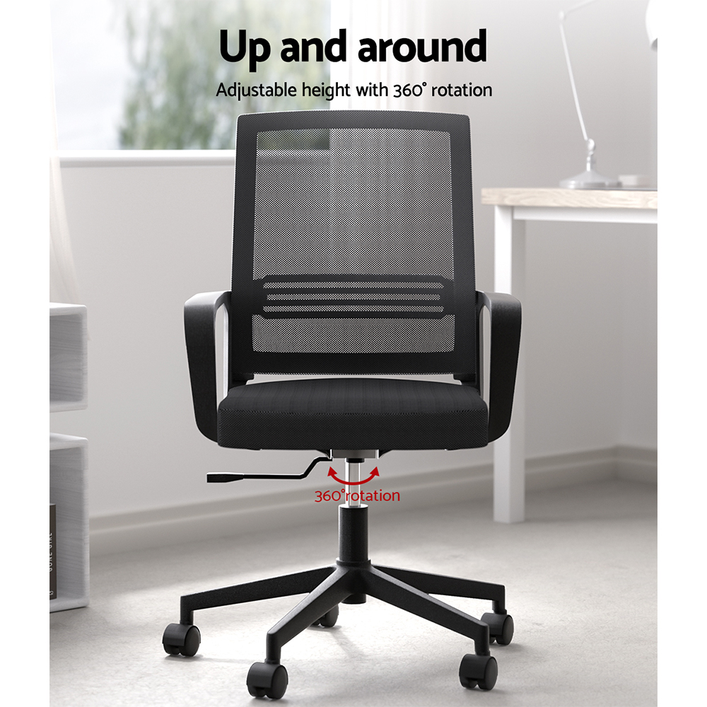 Artiss Mesh Office Chair with Mesh Back and Cushioned Seat view 4