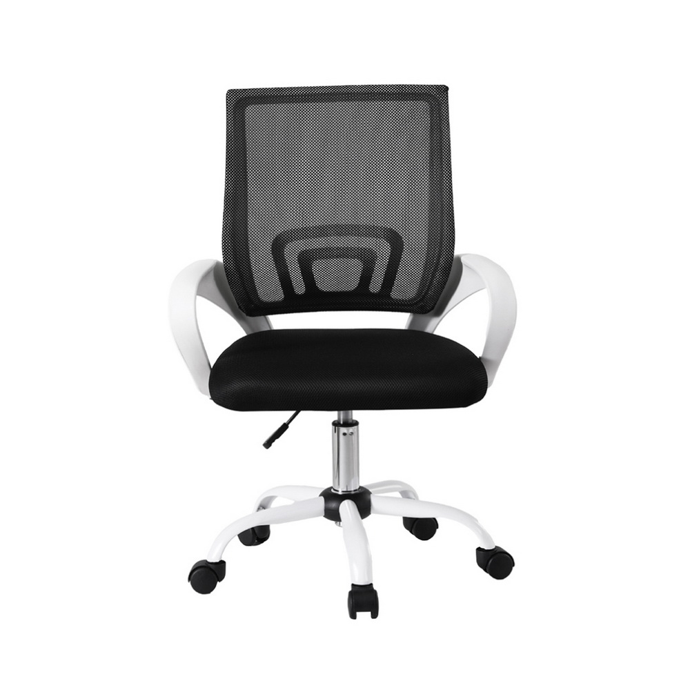 Artiss White Mesh Office Chair Single or Set of 2 view 3