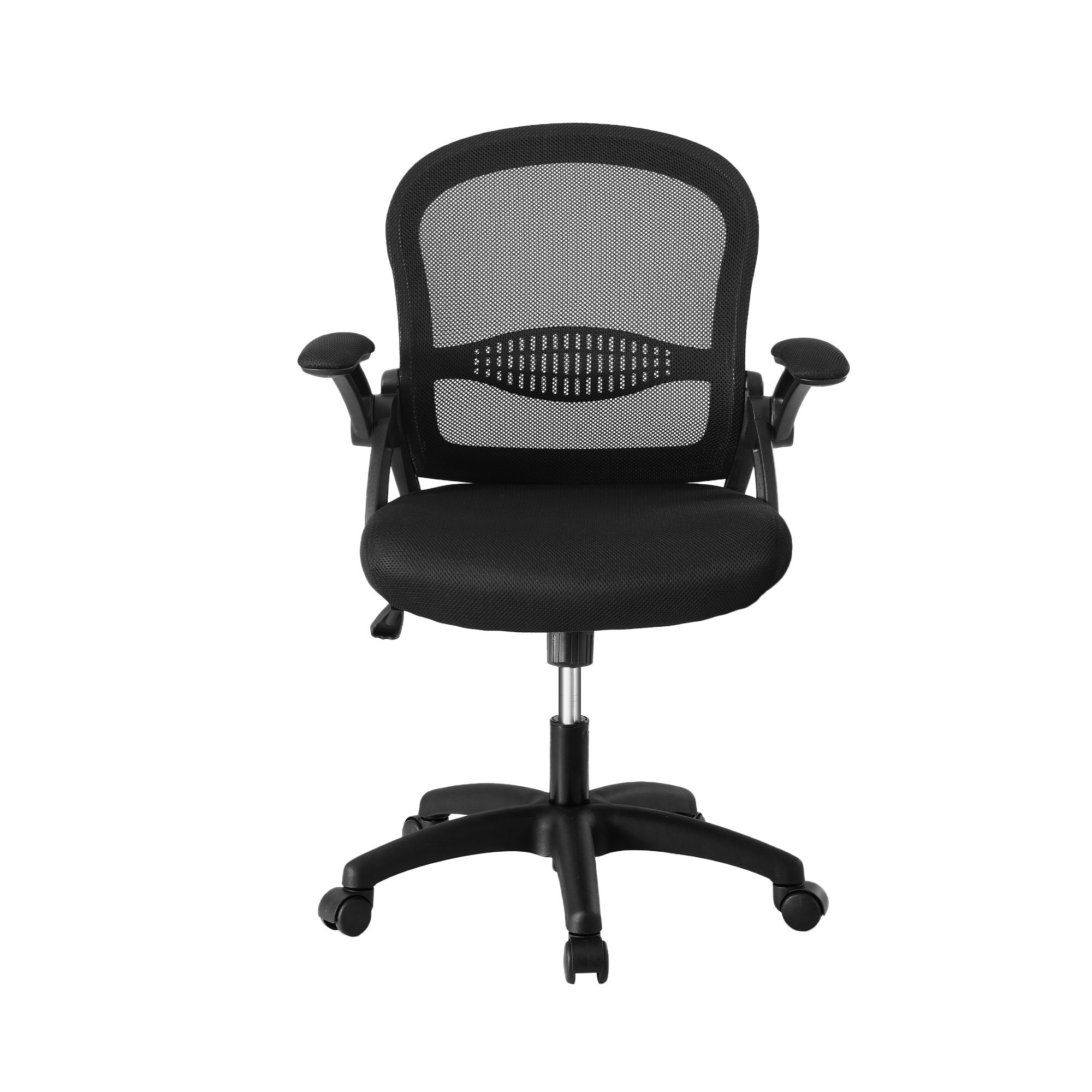 Artiss Mesh Office Chair Mid Back with Flip Up Arms view 3