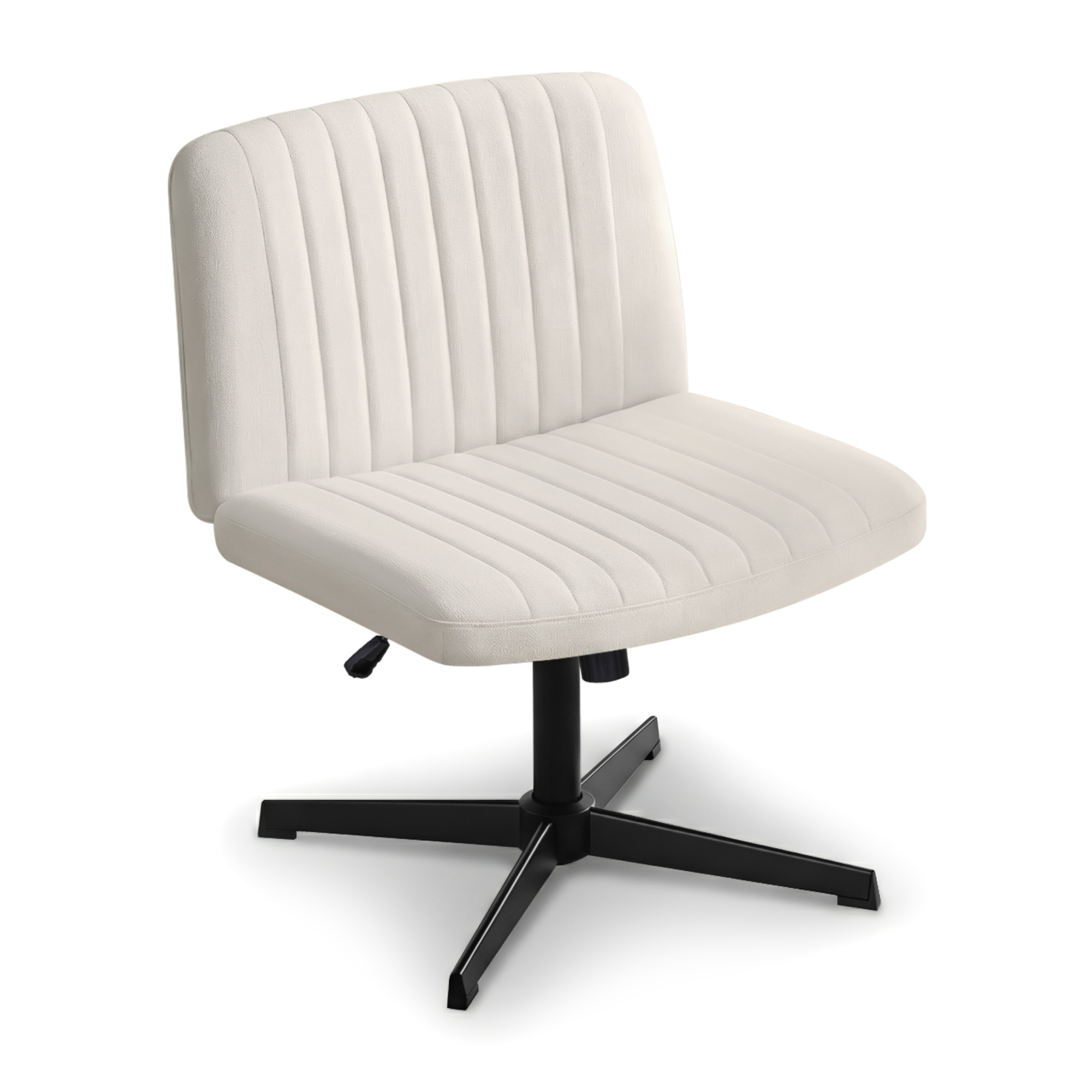 Artiss Height Adjustable Criss Cross Chair Beige