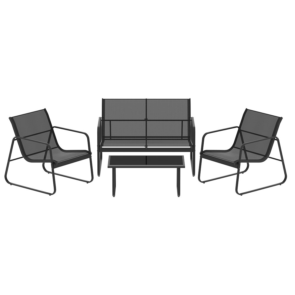 Gardeon Textilene 4-Piece Sofa Set with Table view 3