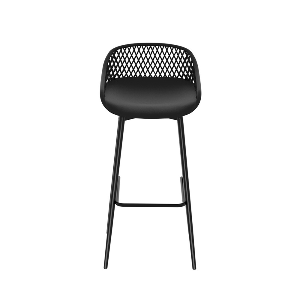 Gardeon Plastic Outdoor Bar Stools Black view 3