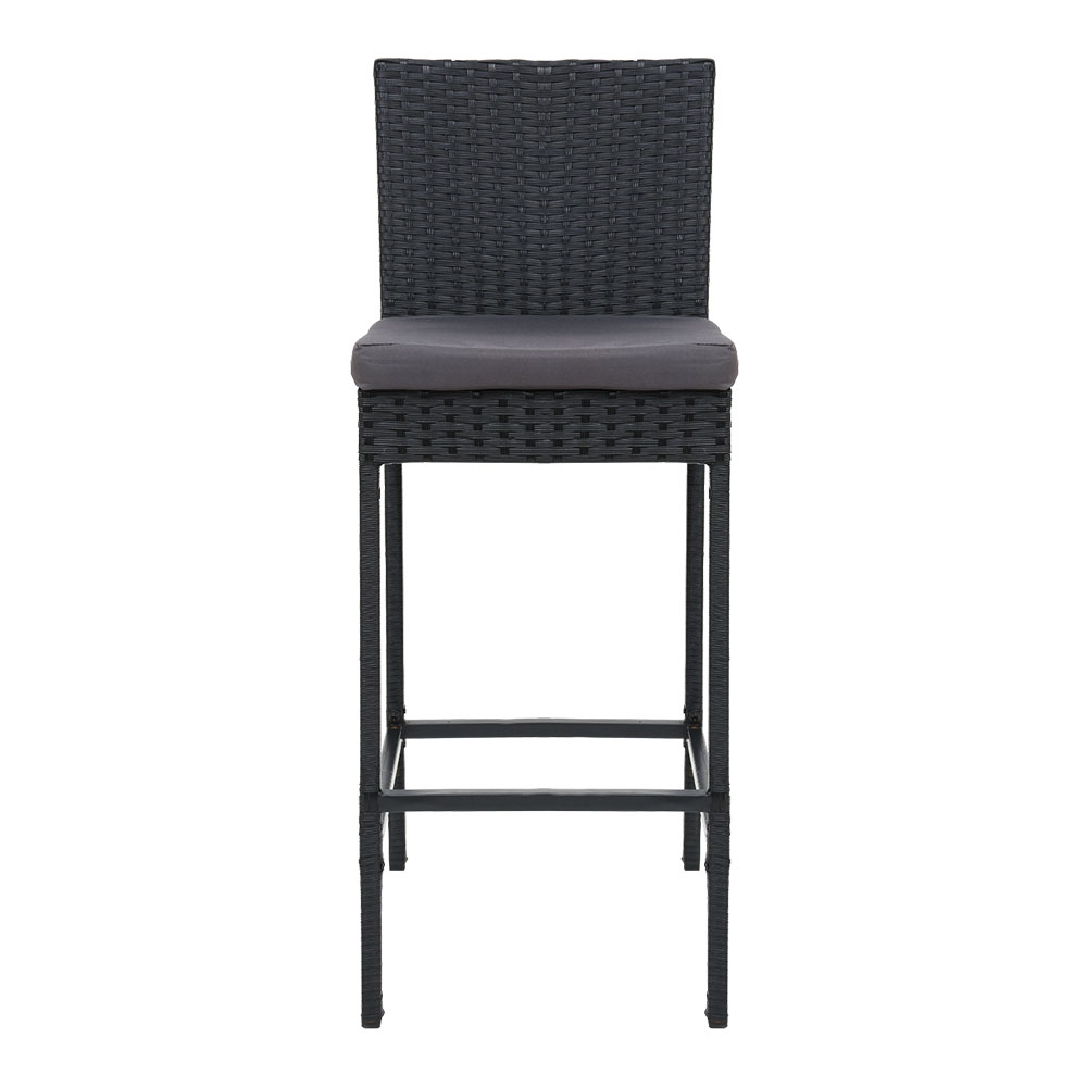 Gardeon Wicker Bar Stools Set of 2-4 view 3