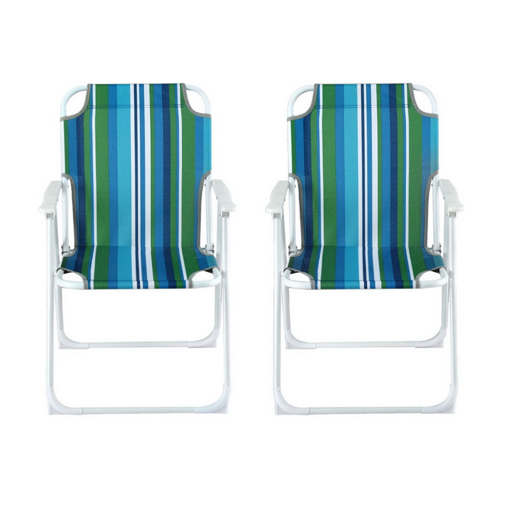 Gardeon Steel Folding Camping Chair Portable view 3