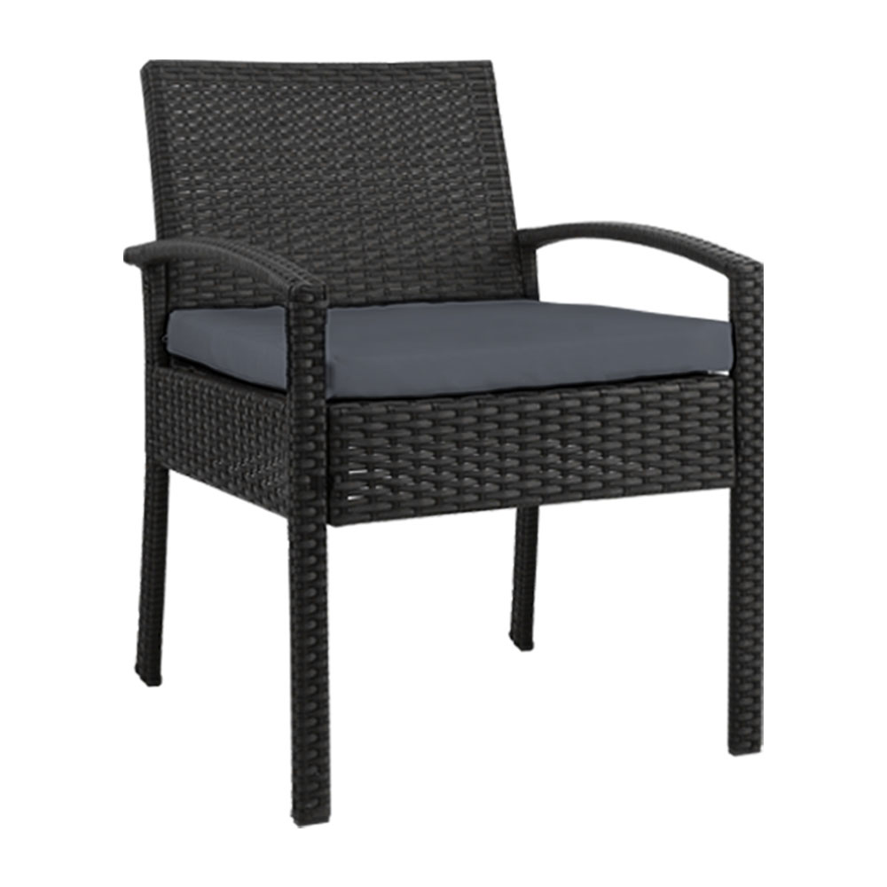 Gardeon Rattan Dining Chairs with Cushion
