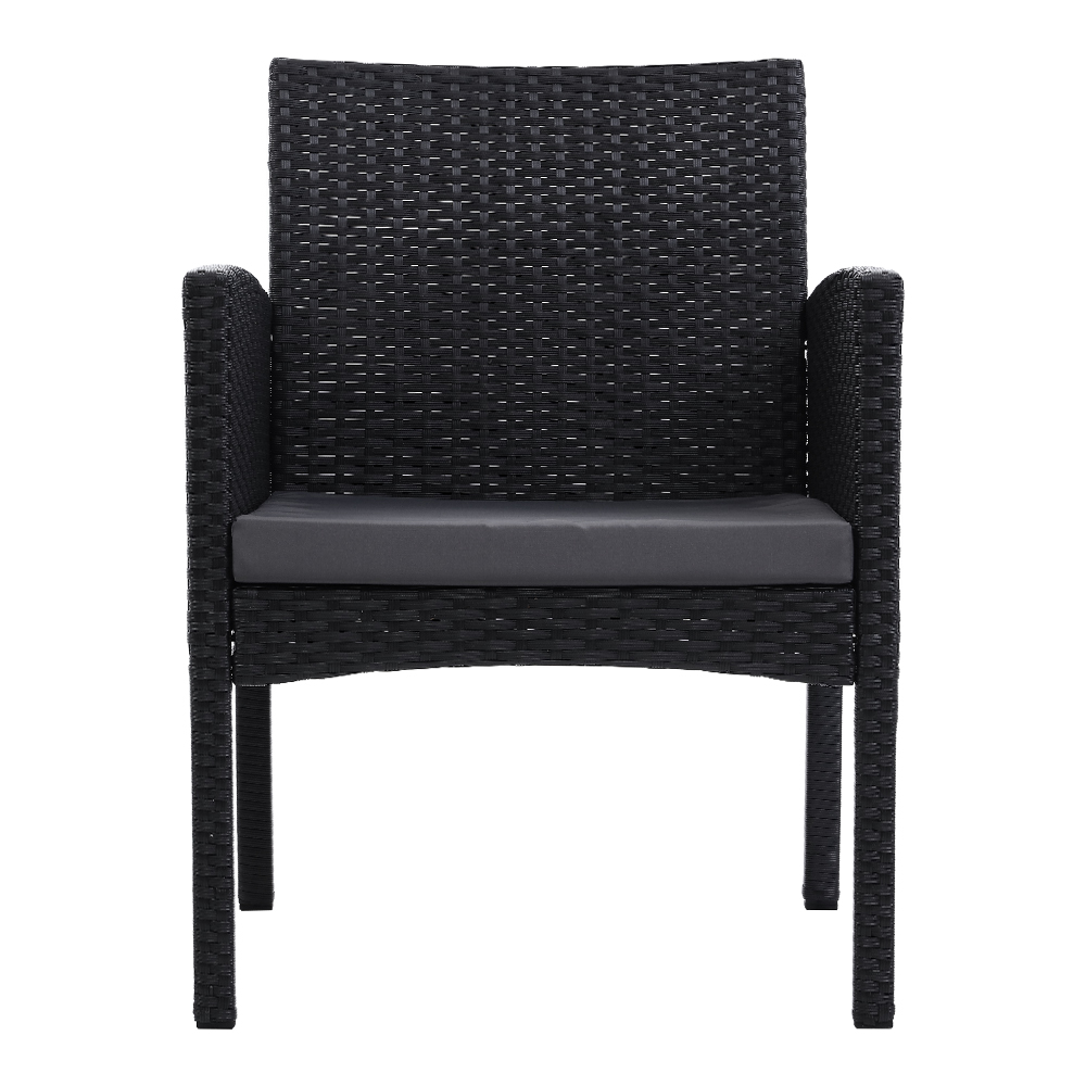 Gardeon 2 Piece XL Rattan Dining Chairs Ezra view 3