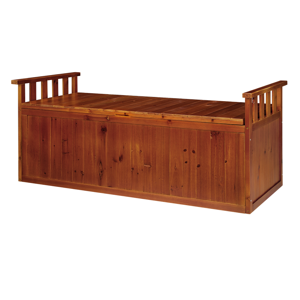 Gardeon Wooden Storage Bench Box 129cm XL