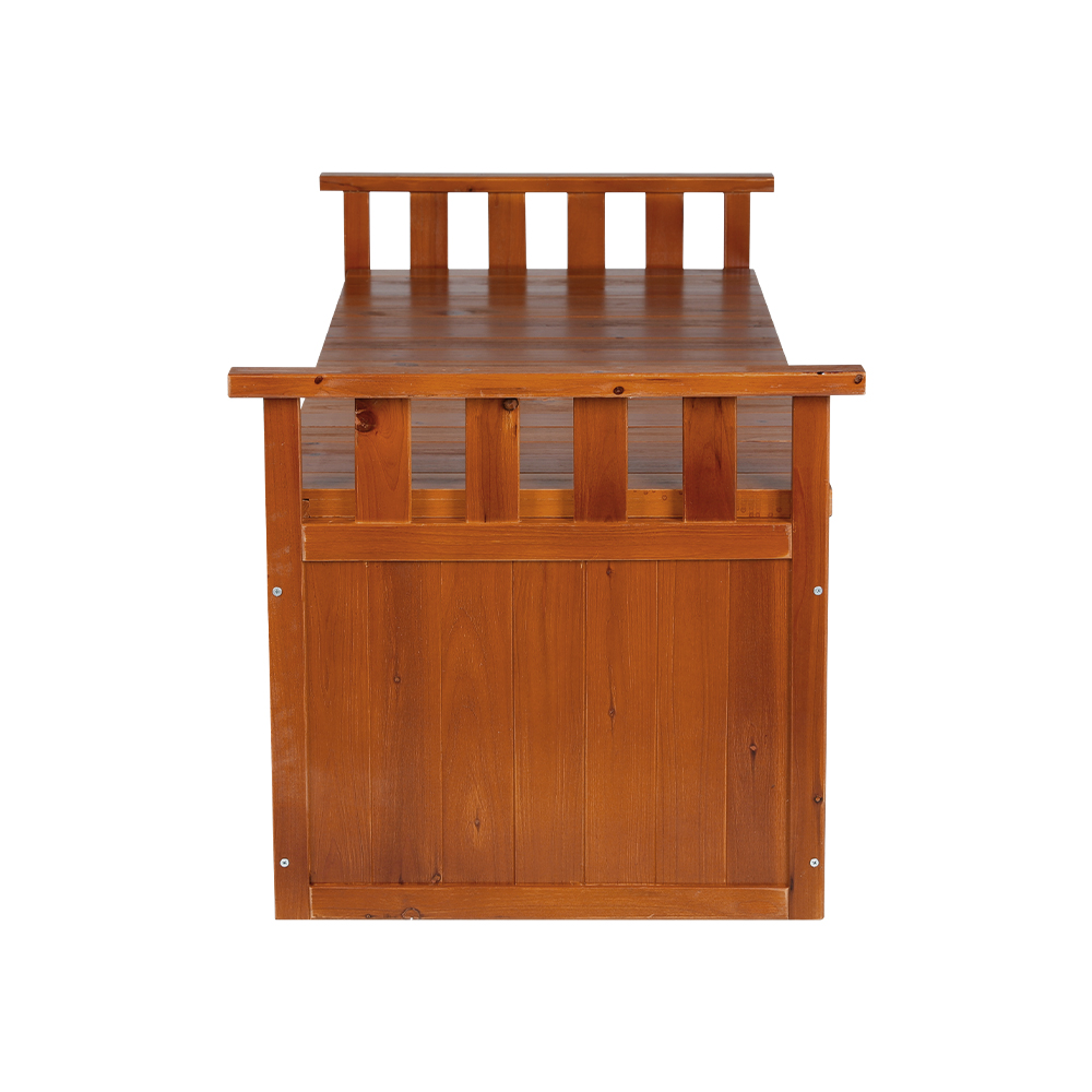 Gardeon Wooden Storage Bench Box 129cm XL view 3