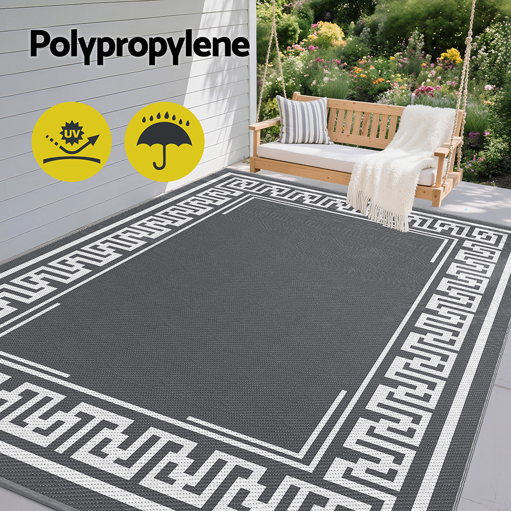 Gardeon PP Reversible Outdoor Rug Dual-Sided view 5