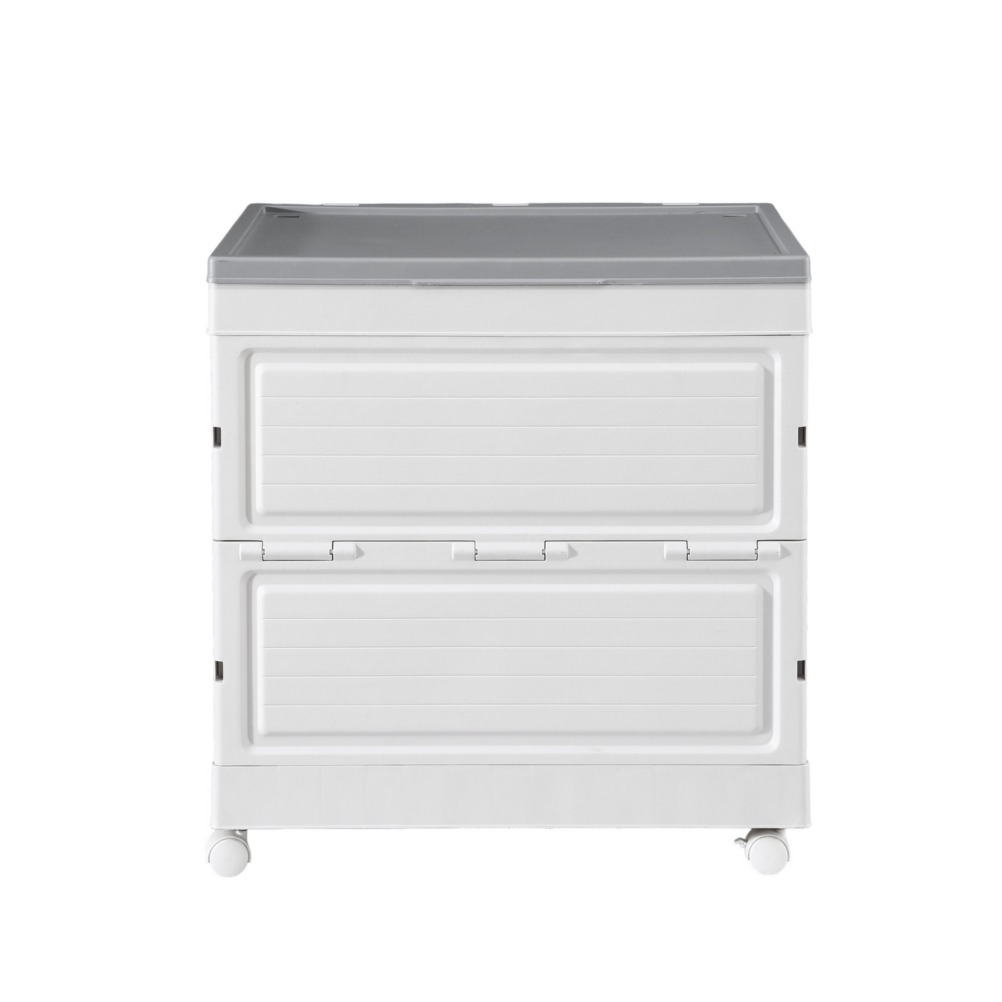 Gardeon 159L Outdoor Storage Box Stackable Wheels view 4
