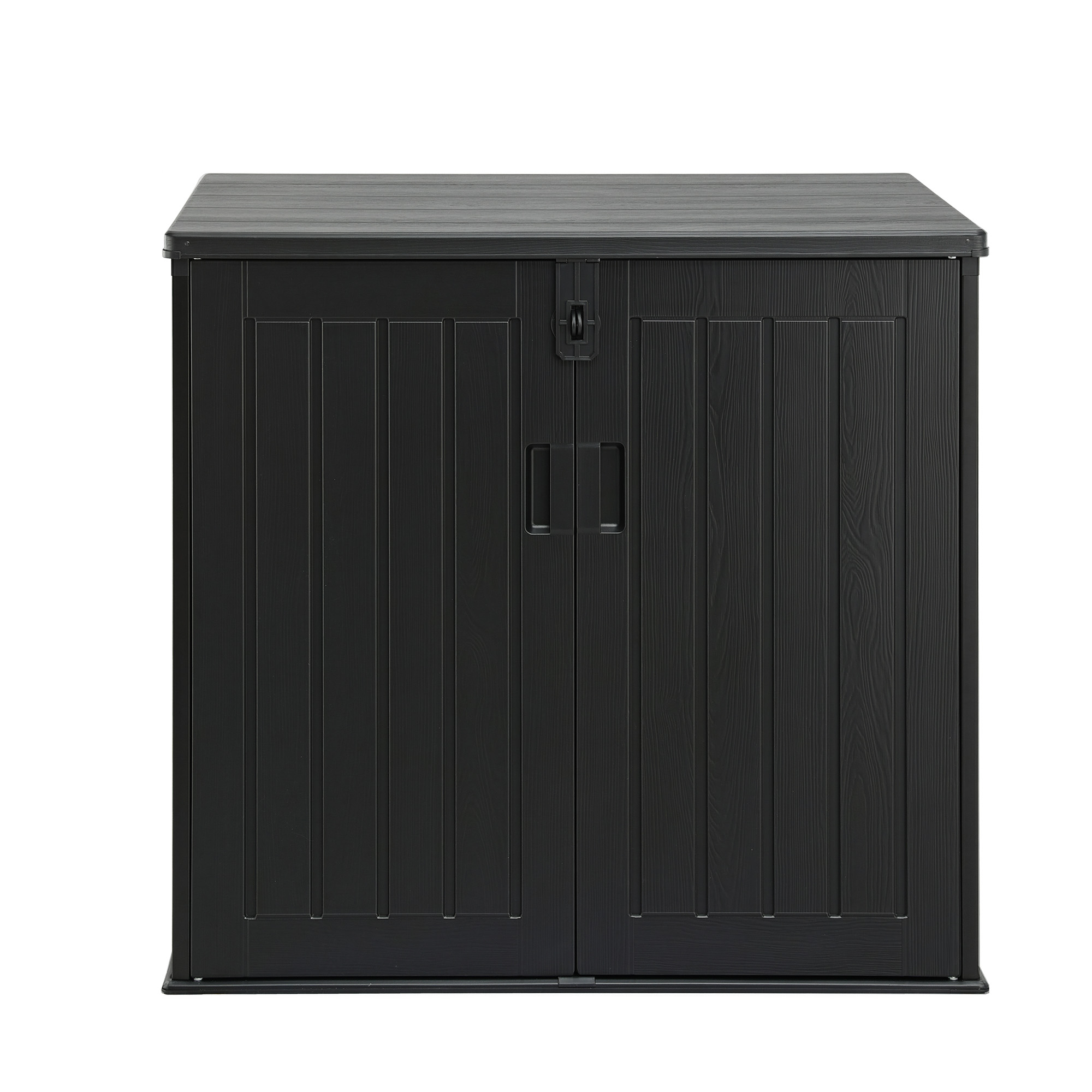 Gardeon 775L Outdoor Storage Box Cabinet Black view 3