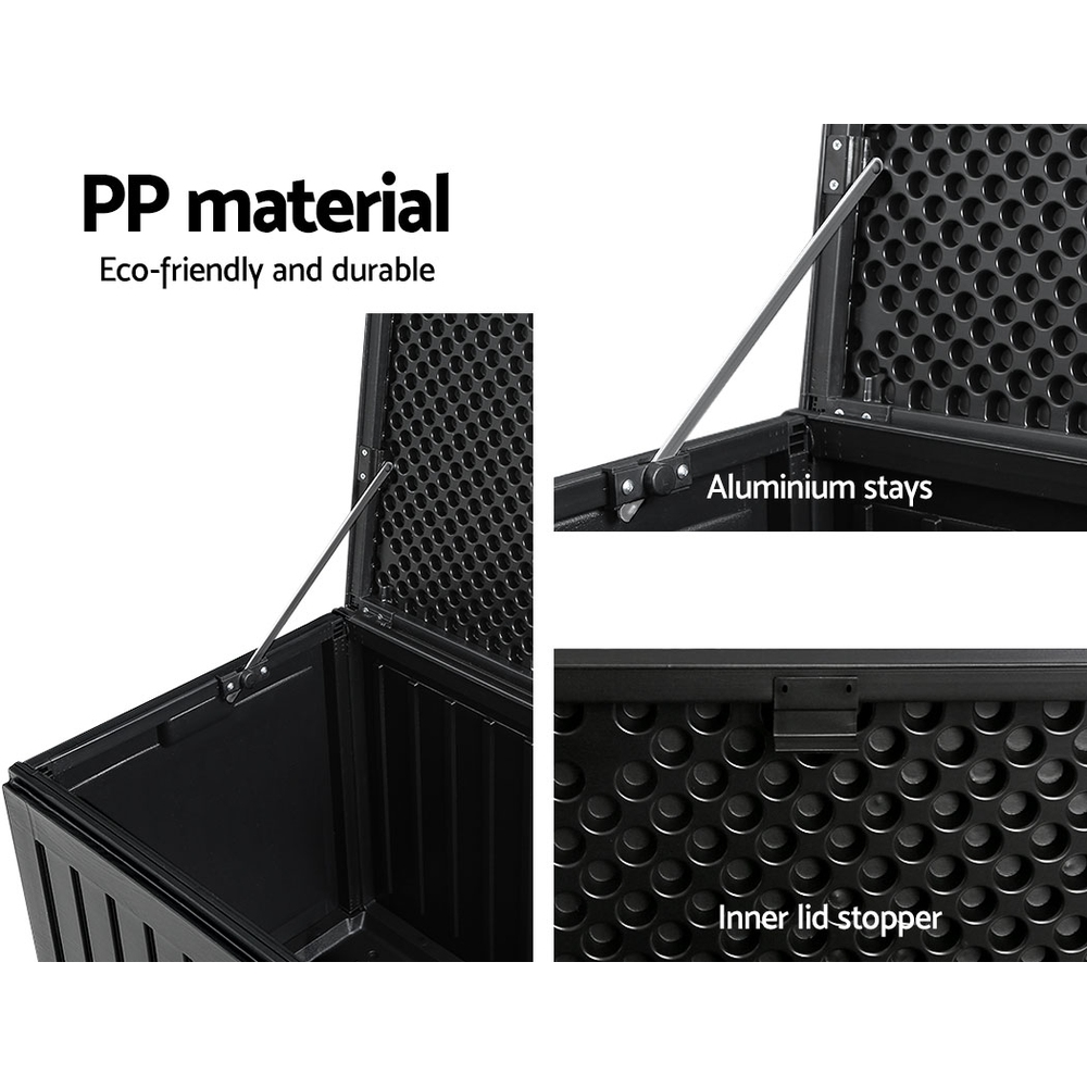 Gardeon Lockable Outdoor Storage Box Multiple Sizes view 5