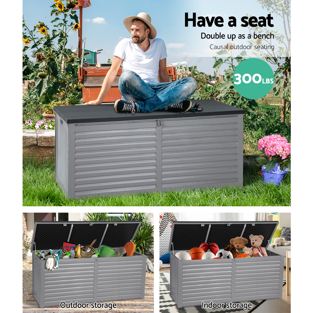Gardeon Lockable Outdoor Storage Box Container view 5
