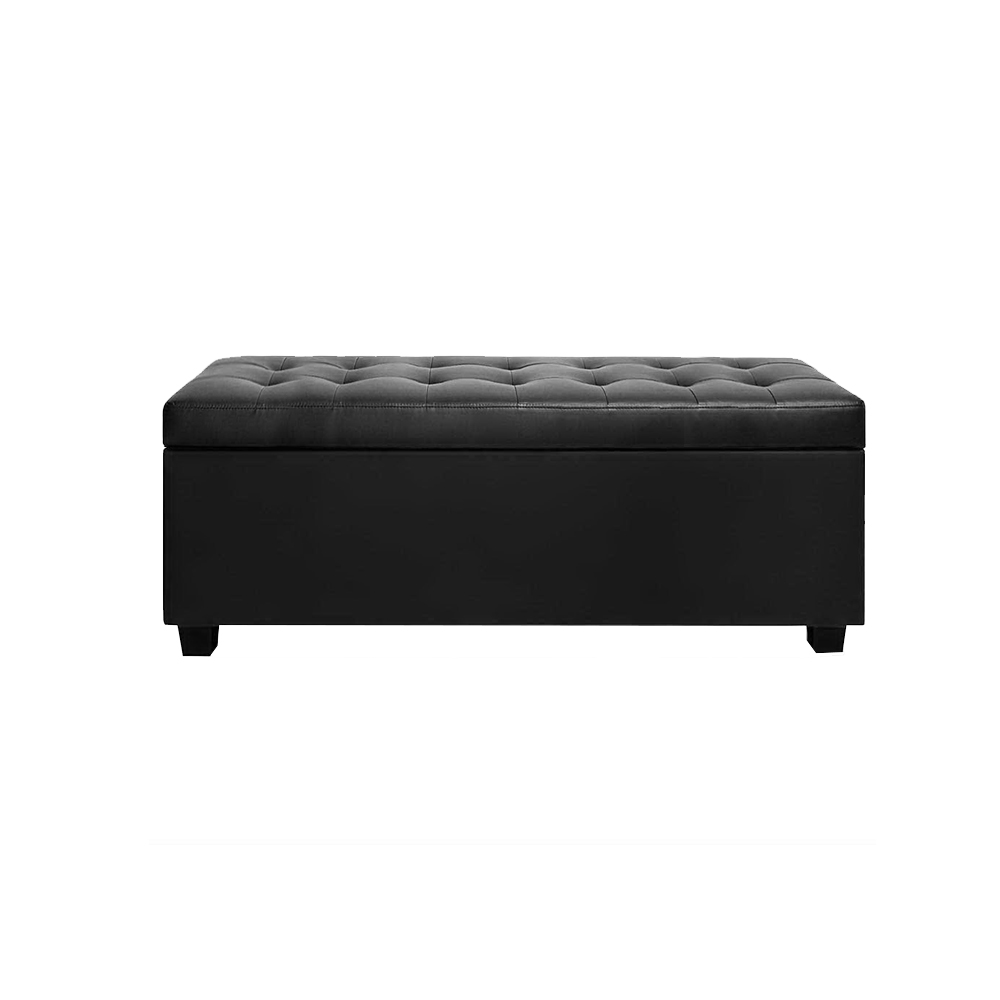 Artiss Storage Ottoman Blanket Box 97cm in 3 Colours view 3