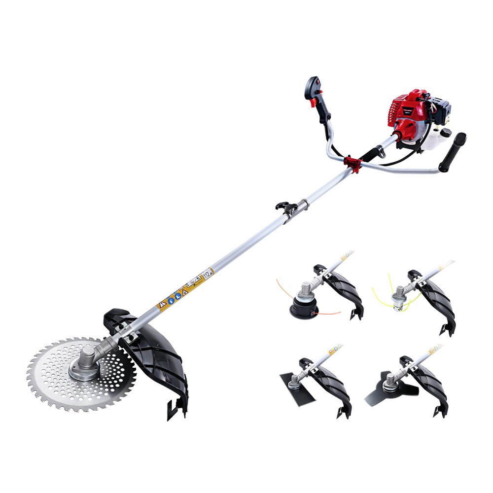 Giantz Pole Chainsaw 5 in 1 Petrol Hedge Trimmer Set