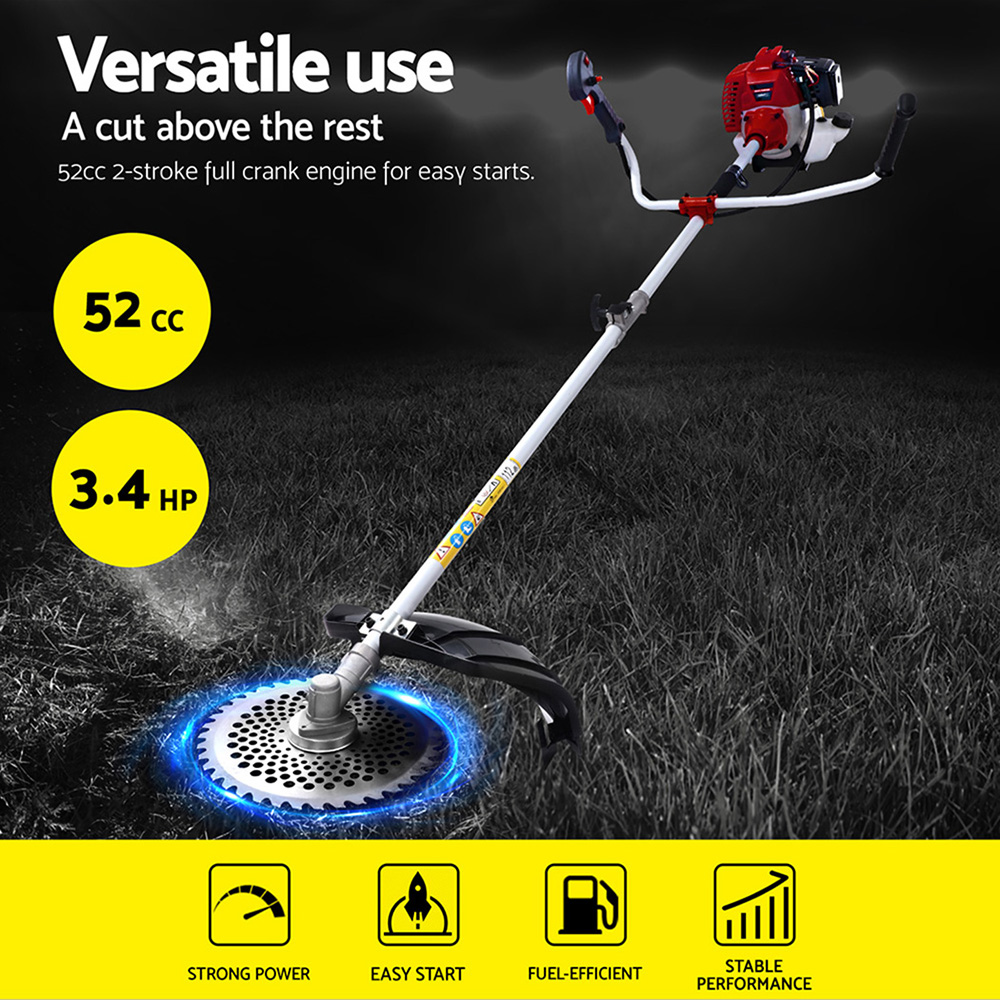 Giantz Pole Chainsaw 5 in 1 Petrol Hedge Trimmer Set view 4