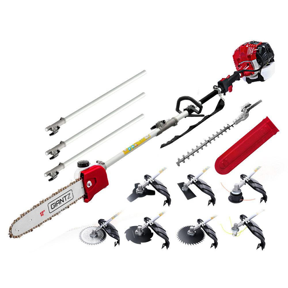 Giantz 2 Stroke Pole Chainsaw 9 in 1 Pro Series