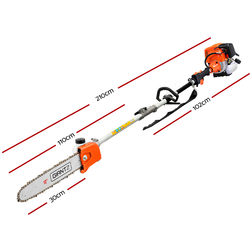 Giantz 31cc 4 Stroke Pole Chainsaw 12 Inch Long Reach view 2