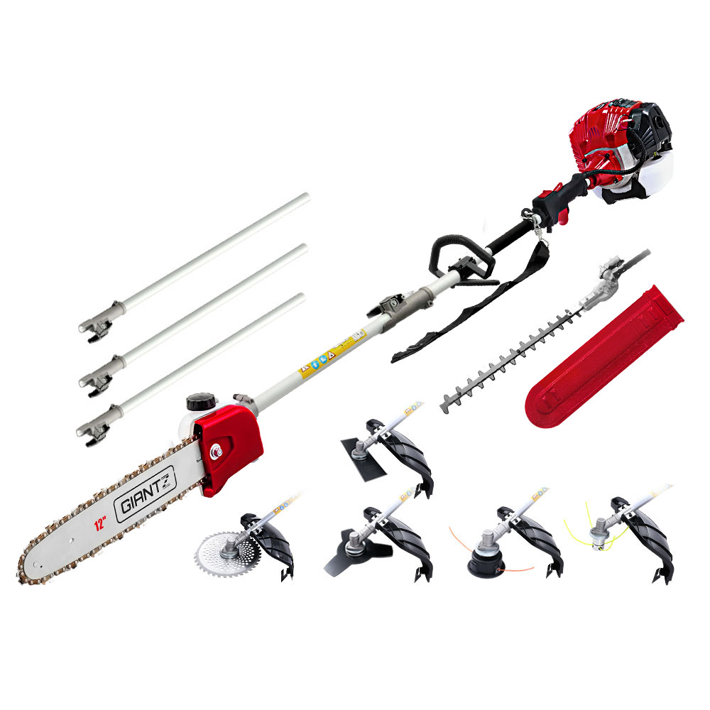 Giantz 52cc Pole Chainsaw 7 in 1 Full Crank Engine