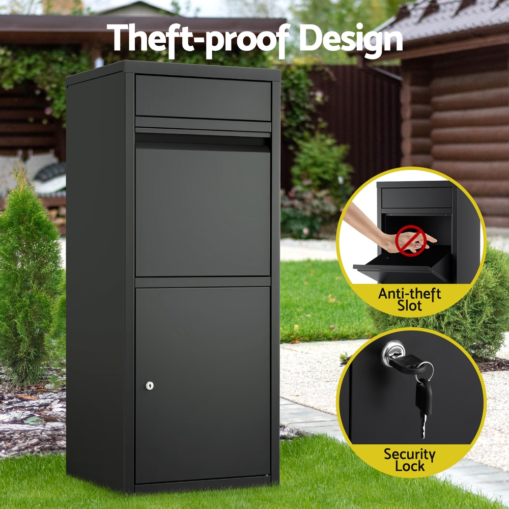 Gardeon Weatherproof Parcel Drop Box for Mailbox view 5