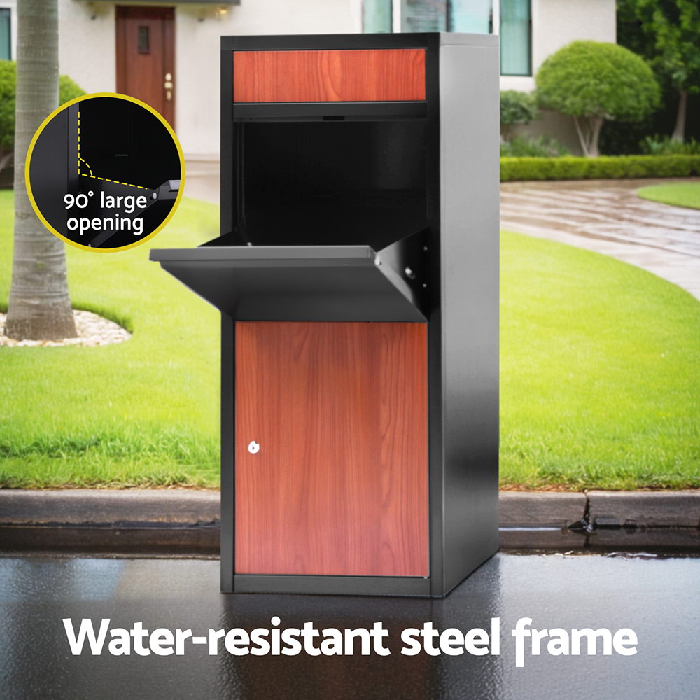 Gardeon Parcel Drop Box with Locking Cabinet view 5