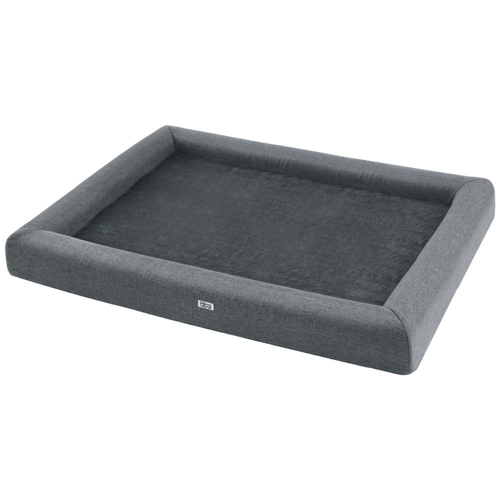 i.Pet Extra Large Pet Bed Egg Crate Cushion Washable Grey