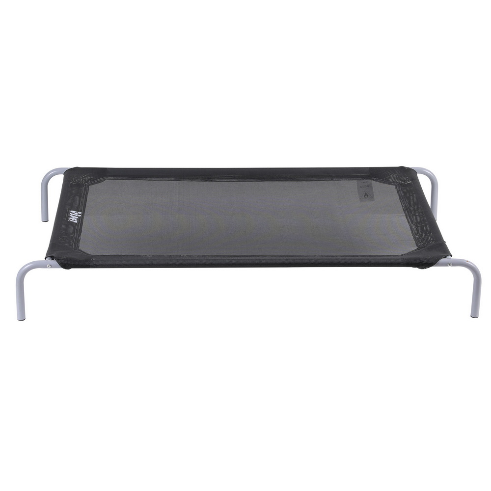 i.Pet Elevated Trampoline Dog Bed 90x137cm Black view 3