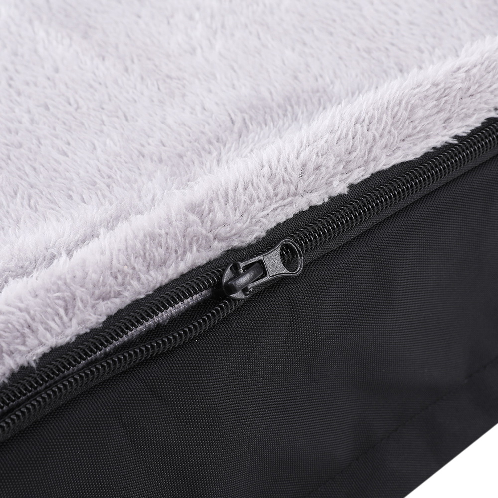 i.Pet Large Pet Bed Soft Foam Washable Cover Grey view 5