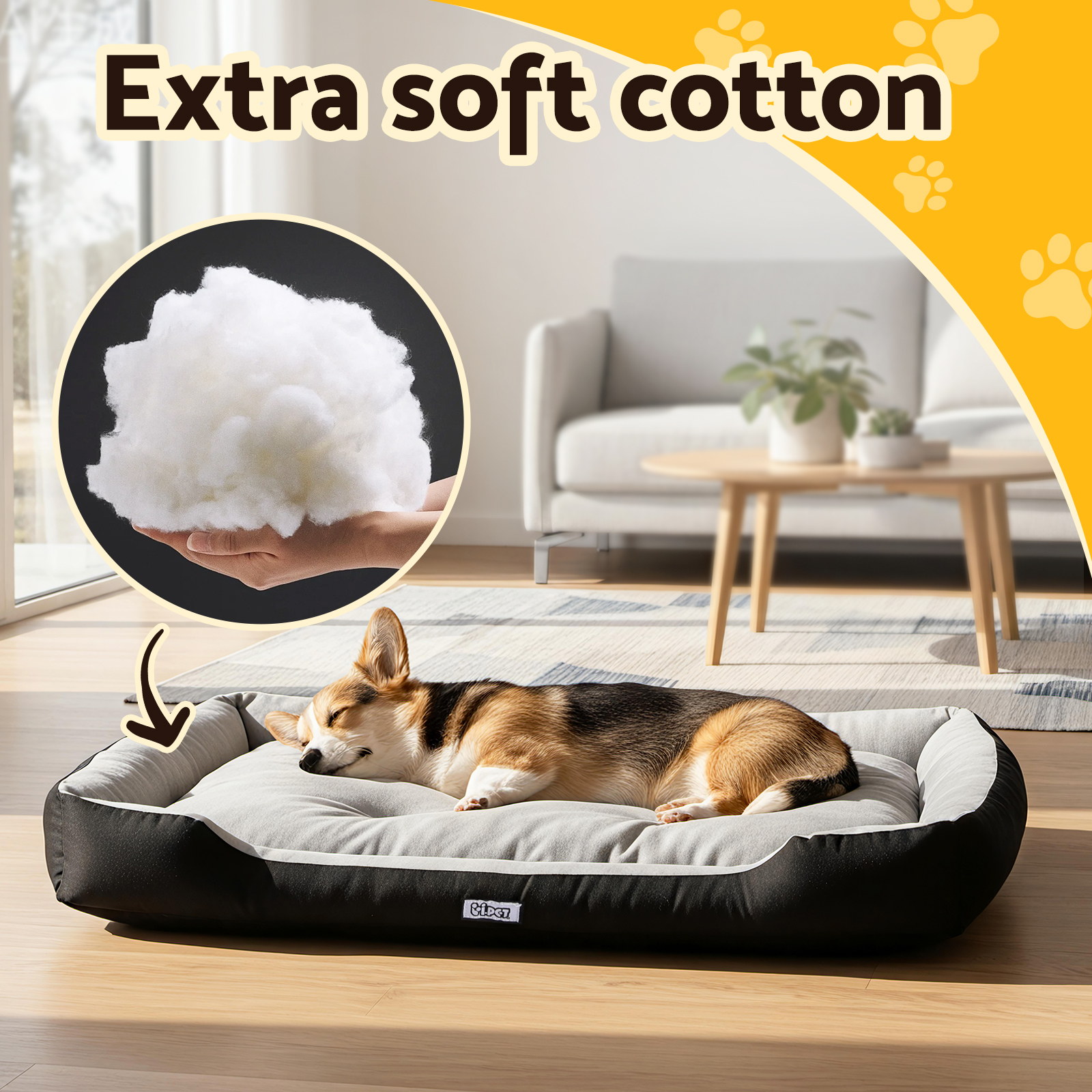 i.Pet Extra Large Pet Bed Soft Cotton Cushion Washable view 4
