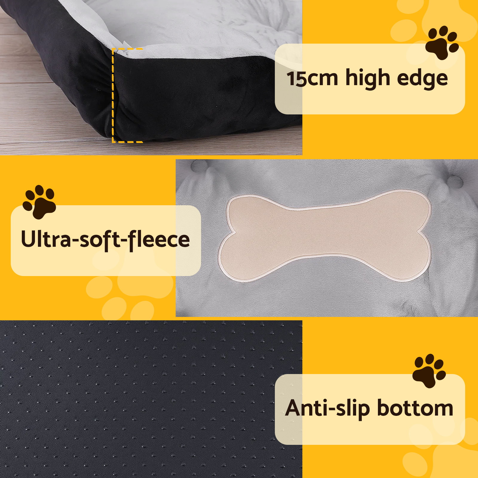 i.Pet Extra Large Pet Bed Soft Cotton Cushion Washable view 5